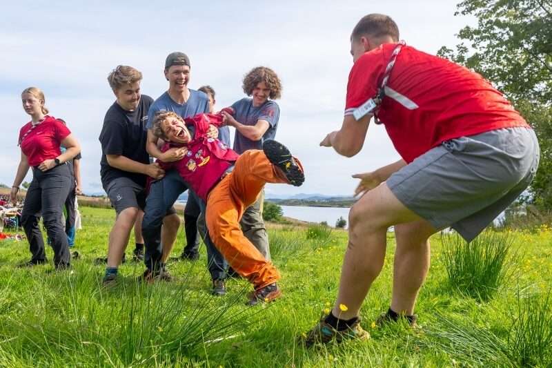 Speidere som herjer og leker